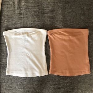 Selling a set of two forever 21 ribbed tube tops